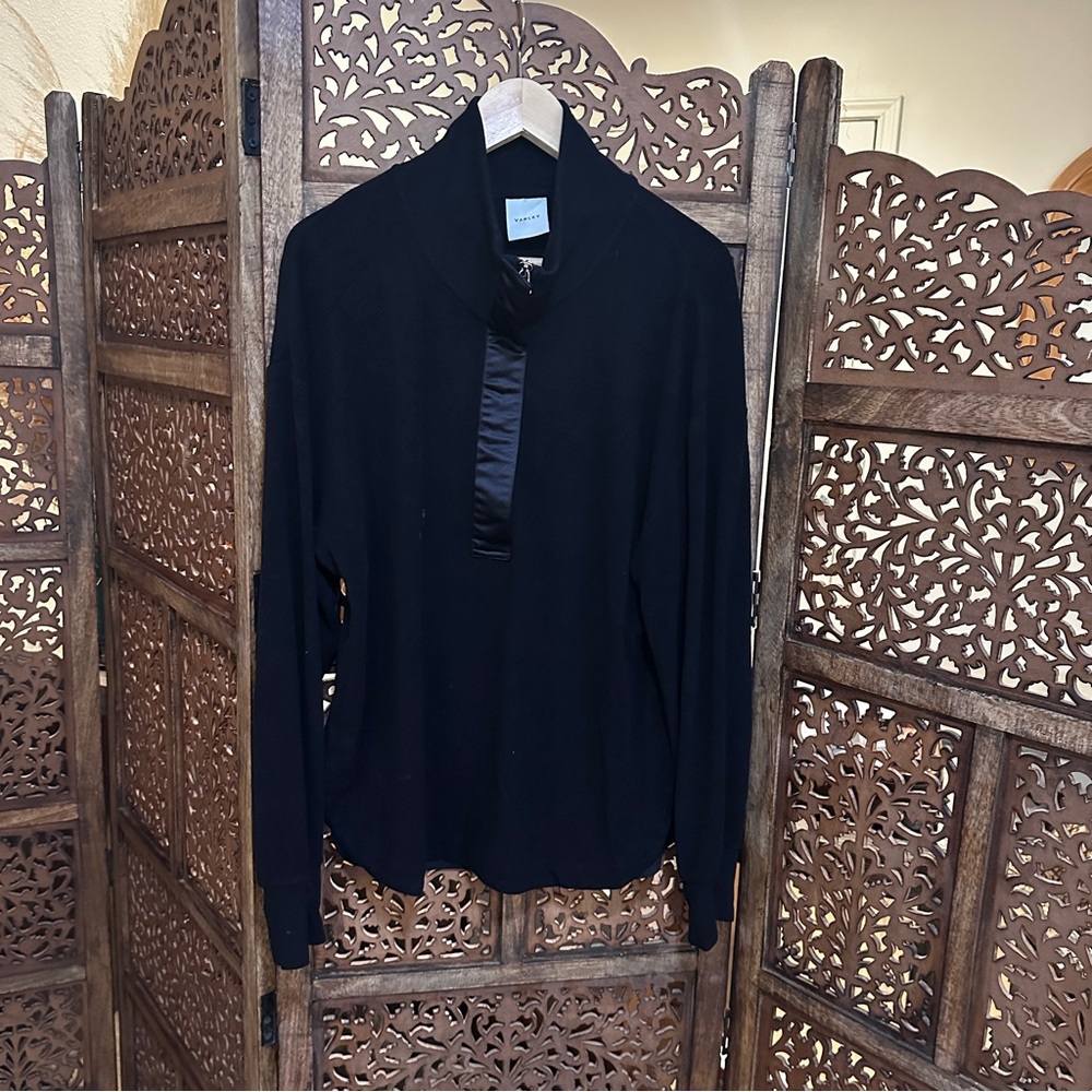 Varley Roeder Half Zip Midlayer Black Sweater Siz… - image 6